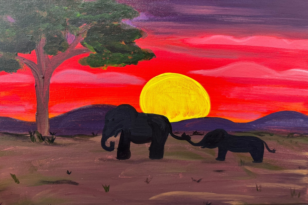 Anne's Treasures | Paint Party with artist Matt Southgate 